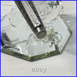 Pilot Elite Fountain Pen Silver Grid Cap 18K F Nib H774 Vintage Rare Pre-owned