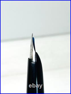 Pilot Elite Short Silver Grid Fountain Pen 18K-750 F Nib H176 Vintage Rare Japan