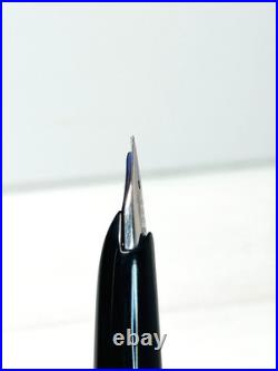 Pilot Elite Short Silver Grid Fountain Pen 18K-750 F Nib H176 Vintage Rare Japan