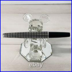 Pilot Elite Silver Grid Cap Fountain Pen 14K F Nib H480 Vintage Rare Japan