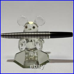 Pilot Elite Silver Grid Cap Fountain Pen 18K-750 M Nib H1075 Vintage Rare Japan