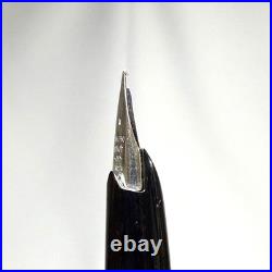 Pilot Elite Silver Grid Cap Fountain Pen 18K-750 M Nib H1274 Vintage Rare Japan