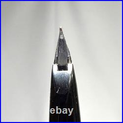 Pilot Elite Silver Grid Cap Fountain Pen 18K-750 M Nib H1274 Vintage Rare Japan