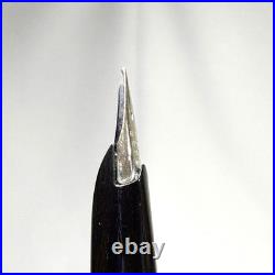 Pilot Elite Silver Grid Cap Fountain Pen 18K-750 M Nib H1274 Vintage Rare Japan