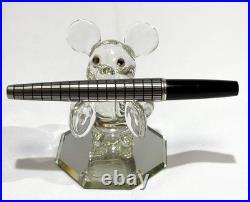 Pilot Elite Silver Grid Cap Fountain Pen 18K-750 M Nib H1274 Vintage Rare Japan