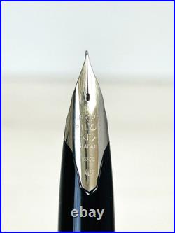 Pilot Elite Sterling Silver Grid Fountain Pen 18KWG Fine (F) Nib H372 Japan Rare