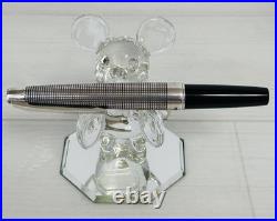 Pilot Elite Sterling Silver Grid Fountain Pen 18KWG Fine (F) Nib H372 Japan Rare Pilot Elite Sterling Silver Grid Fountain Pen 18KWG Fine (F) Nib H372 Japan Rare