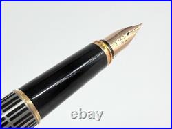 Pilot Grid Pattern Fountain Pen 18K Fine Nib Vintage 1976 Rare Japan