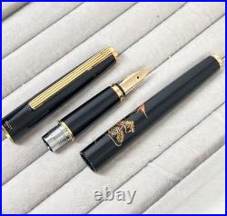 Pilot Kokukosha Makie Dragon 14K-585 F Nib Fountain Pen Used Super Rare Pilot Kokukosha Makie Dragon 14K-585 F Nib Fountain Pen Used Super Rare
