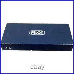 Pilot Maki-e 14K Fountain Pen Dragon F Nib Black & Gold Mint Rare 1980s