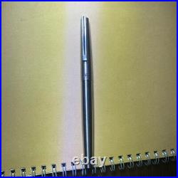 Pilot Mr Murex F H279 Fountain Pen F Nib All Stainless Steel Vintage Rare Used