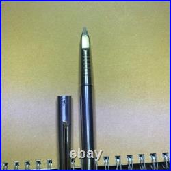 Pilot Mr Murex F H279 Fountain Pen F Nib All Stainless Steel Vintage Rare Used
