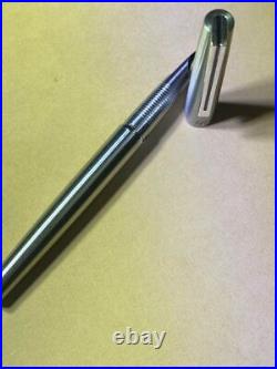 Pilot Mr Murex F H279 Fountain Pen F Nib All Stainless Steel Vintage Rare Used