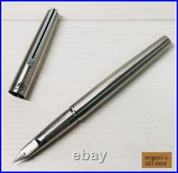 Pilot Myu Rex H1080 Stainless Steel F Nib Fountain Pen Vintage Super Rare