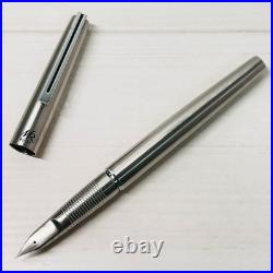 Pilot Myu Rex H1080 Stainless Steel F Nib Fountain Pen Vintage Super Rare