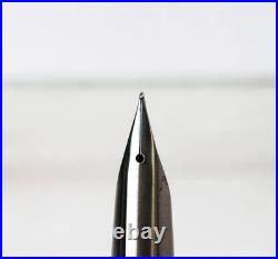 Pilot Myu Short H1176 Stainless Steel F Nib Fountain Pen Vintage Rare Japan