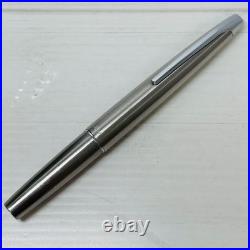 Pilot Myu Short H178 Stainless Steel F Nib Fountain Pen Vintage 1978 Rare