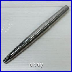Pilot Myu Short H178 Stainless Steel F Nib Fountain Pen Vintage 1978 Rare