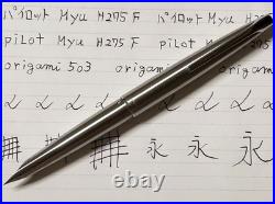 Pilot Myu Short H275 Fountain Pen F Nib Vintage Super Rare Pre-Owned