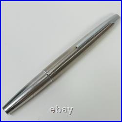Pilot Myu Short H374 Stainless Steel F Nib Fountain Pen Vintage 1974 Rare