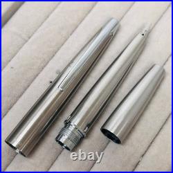 Pilot Myu Short H374 Stainless Steel F Nib Fountain Pen Vintage 1974 Rare