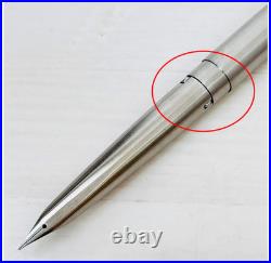 Pilot Myu Short H375 Stainless Steel F Nib Fountain Pen Vintage Rare Japan