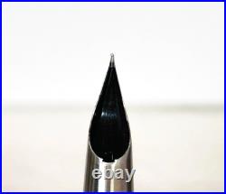 Pilot Myu Short H375 Stainless Steel F Nib Fountain Pen Vintage Rare Japan