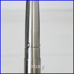 Pilot Myu Short H375 Stainless Steel F Nib Fountain Pen Vintage Rare Japan