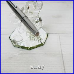 Pilot Myu Short H375 Stainless Steel F Nib Fountain Pen Vintage Rare Japan