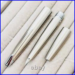 Pilot Myu Short H375 Stainless Steel F Nib Fountain Pen Vintage Rare Japan