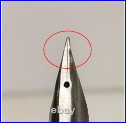 Pilot Myu Short H771 Stainless Steel F Nib Fountain Pen Vintage Rare With Flaws