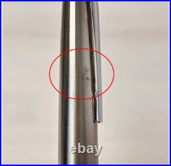 Pilot Myu Short H771 Stainless Steel F Nib Fountain Pen Vintage Rare With Flaws