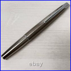 Pilot Myu Short H771 Stainless Steel F Nib Fountain Pen Vintage Rare With Flaws