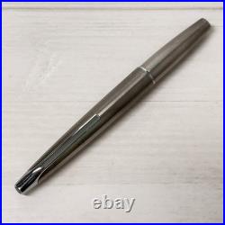 Pilot Myu Short H771 Stainless Steel F Nib Fountain Pen Vintage Rare With Flaws