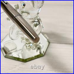 Pilot Myu Short H771 Stainless Steel F Nib Fountain Pen Vintage Rare With Flaws