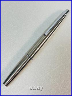 Pilot Myu Short Stainless Steel F Nib Fountain Pen H471 As-Is Vintage Rare