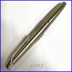 Pilot Myu Short Stainless Steel F Nib Fountain Pen H871 Vintage Rare Japan