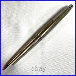 Pilot Myu Short Stainless Steel F Nib Fountain Pen H871 Vintage Rare Japan