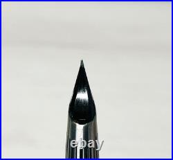 Pilot Myu Stripe Short Stainless Steel Fountain Pen F Nib Vintage Rare Japan Pilot Myu Stripe Short Stainless Steel Fountain Pen F Nib Vintage Rare Japan