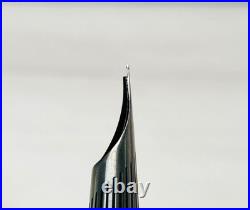 Pilot Myu Stripe Short Stainless Steel Fountain Pen F Nib Vintage Rare Japan
