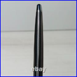 Pilot Myu Stripe Short Stainless Steel Fountain Pen F Nib Vintage Rare Japan