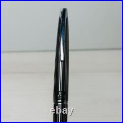 Pilot Myu Stripe Short Stainless Steel Fountain Pen F Nib Vintage Rare Japan