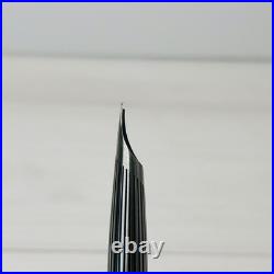 Pilot Myu Stripe Short Stainless Steel Fountain Pen F Nib Vintage Rare Japan