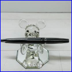 Pilot Myu Stripe Short Stainless Steel Fountain Pen F Nib Vintage Rare Japan