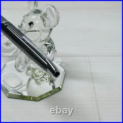 Pilot Myu Stripe Short Stainless Steel Fountain Pen F Nib Vintage Rare Japan