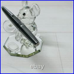 Pilot Myu Stripe Short Stainless Steel Fountain Pen F Nib Vintage Rare Japan