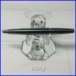 Pilot Myu Stripe Short Stainless Steel Fountain Pen F Nib Vintage Rare Japan