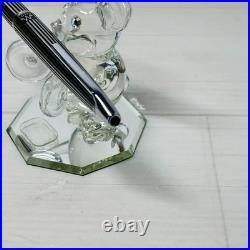 Pilot Myu Stripe Short Stainless Steel Fountain Pen F Nib Vintage Rare Japan