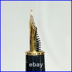 Platinum Century #3776 Black Fountain Pen 14K Medium M Nib Rare Japan