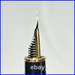 Platinum Century #3776 Black Fountain Pen 14K Medium M Nib Rare Japan